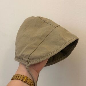 Rylee + Cru Kids Olive Green Cotton Sun Hat